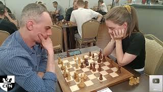 G. Sakhvadze (1980) vs WFM Fatality (1959). Chess Fight Night. CFN. Blitz