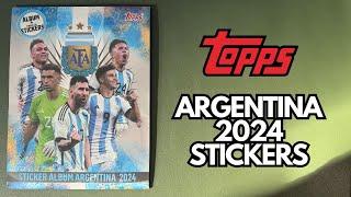 Topps Argentina 2024 Sticker Set Opening (Special Release)