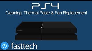 PS4 is Too Hot and Turns Off Repair (Cleaning, Thermal Paste and Fan Replacement)