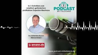 In 3 Schritten zum (stattlich geförderten) profitablen Experten-Business - Podcast Mittelstand