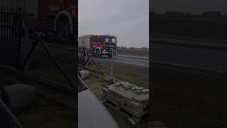 Przejazd alarmowy 569[S]34 OSP Racibórz-Sudoł do wyczuwalnego zapachu gazu #firefighter #fire