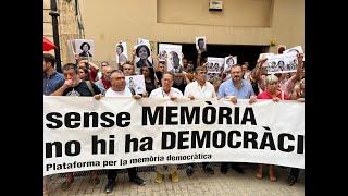 Concentración de Memória Democràtica en Palma