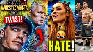 More WrestleMania TWIST & TURNS COMING ! John Cena HEEL Theme Song | Becky Lynch HATE | WWE News