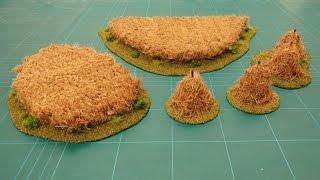 Let's Make - Cheap & Easy Hay Fields & Hay Stacks Scatter Terrain