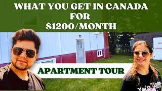 Apartment tour  || $ 1200/Month || Moncton.NB || Hindi || Canadian desire