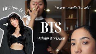 First Brazilian Makeup Workshop in Nepal | Behind The Scenes | Part 1