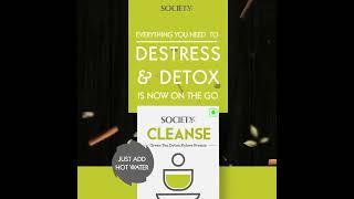 Cleanse - Kahwa Green Tea | Detox & Destress |  Society Tea