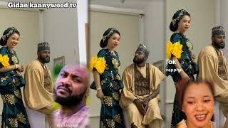 Alhamdulillah auran tsohuwar matar adam zango amina da dan kannywood a wani saban film yaja hankali