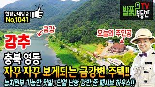 (강추) 자꾸 생각나 눌러 보게 되는 금강변 주택!! 충북 영동 전원주택 패시브하우스 준하는 단열 난방과 333평 텃밭 영동부동산 - 발품부동산TV KOREA HOUSE TOUR