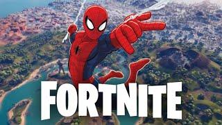 Spiderman Mythic Web Shooters Gameplay - Web Swinging in Fortnite Chapter 3 Season 1!