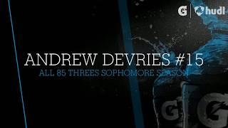 Andrew DeVries - 2017-2018 Basketball Season - 3-pointers