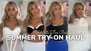 SUMMER TRY-ON CLOTHING HAUL *white fox boutique sale*