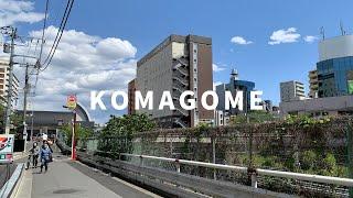 【4K】豊島区・駒込を散歩（2021年4月）／Walking around Komagome in Toshima-ku Tokyo Japan.