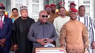 Watch the briefing of President John Mahama’s visit to Burkina Faso