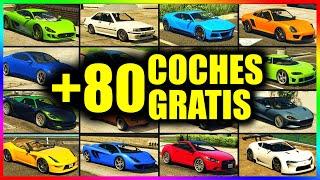 +80 COCHES GRATIS que TODOS pueden TENER en GTA Online