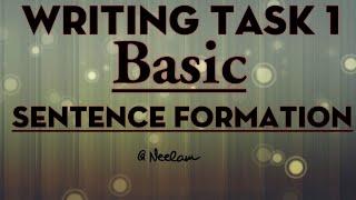 Task 1 sentence structures| Basic sentence Formation| #neelammanu
