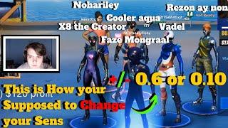 Mongraal Advised By Pro's On How to Change his In Game Sens and Became a God & Win Everything