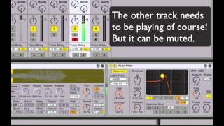 Pt 2 Talking/Filthy/skrillex/vocoder Dubstep Bass - sidechain autofilter - Ableton Live Lite/Intro