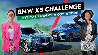 BMW X5 CHALLENGE - Hybrid Plug-in VS. M Competition