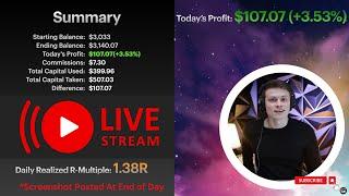 Live Stock Trading W/ Bruce Bradbury III | December 11th 2023 | I lost $1,300 today!