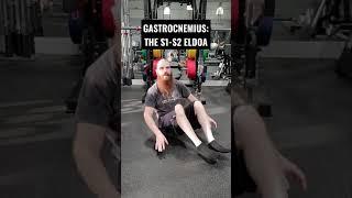THE S1-S2 ELDOA EXERCISE FOR THE GASTROCNEMIUS MUSCLE!!! #Shorts