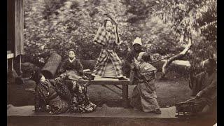 Vintage photographs depicting Japanese life in the 1860s