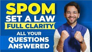 SPOM | All your questions (related to my lectures) answered clearly ICAI | CA Final Set A Law