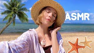 АСМР НА ПЛЯЖЕ ️ Шум моря | Медитация | Шепот ️ ASMR on the beach