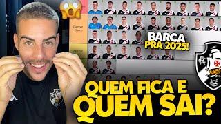 CRAVEI QUAIS JOGADORES DO VASCO IRÃO FICAR OU SAIR PARA A TEMPORADA DE 2025 I TIERLIST DO ELENCO!