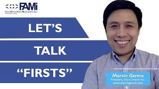 Let's talk firsts with Marvin Germo, CEO of Stock Smarts