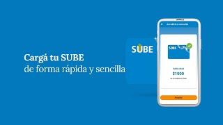 Cargá tu SUBE con tarjeta de débito desde la app