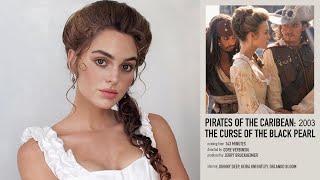 elizabeth swann "pirates of the caribbean" 18th century hair & makeup tutorial