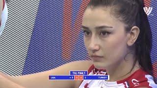 Hande Baladın | VNL2018 | The Finals | USA  TÜRKİYE