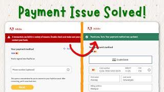 Adobe Creative Cloud Payment Problems? SOLVED!