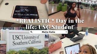 01/25/23 Day In The Life || Ep.2 || Gym @ 7 a.m, USC Classes, Girl talk: single girl era??