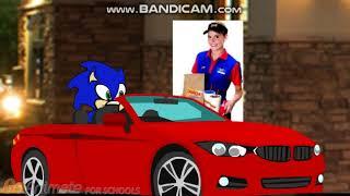 Sonic goes to Sonic/Grounded Big Time