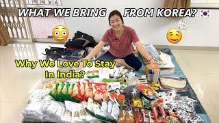 What we bring from Korea | Why we love to stay in India 