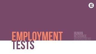 Employment Tests