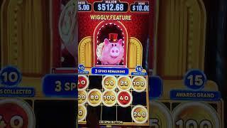 A little slot play!!! $0.60 bet Watch this!! #slot #casino #coins #piggy