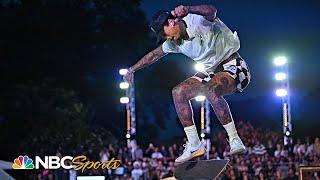 Nyjah Huston's insane run, fakie kickflip deliver Olympic qualifying win in Rome | NBC Sports