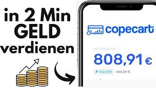 In 2 Minuten online Geld verdienen mit Copecart