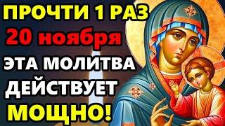 20 ноября ПРОЧТИ МОЛИТВУ БОГОРОДИЦЕ И СБУДУТСЯ ВСЕ МЕЧТЫ! Мощная Молитва Богородице! Православие