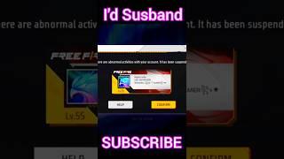 Free Fire Id Ban For Susbend - 2024 | How To Unban Free Fire Account #shorts #viral #ffban