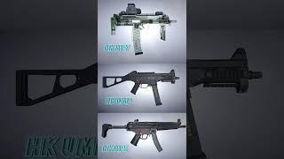 HK MP7 Vs HK UMP Vs HK MP5 Submachine Guns