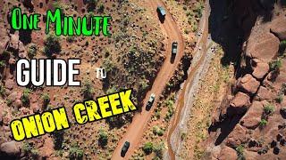How to find Onion Creek in Moab Utah - 1 minute guide - Easy trail!