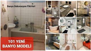 Her zevke uygun 2024 BANYO MODELLERİ //  BANYO DEKORASYON FİKİRLERİ // Küçük banyo örnekleri