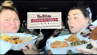 Bar-B-Cutie SmokeHouse Mukbang || With Chelcie Lynn, Officer Daniels, Libbie Higgins and Beth!