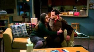 Sheldon And Amy Cuddle - The Big Bang Theory