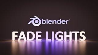 Fade In/Out Lights(Blinking Lights) In Blender Beginner Tutorial #3dtutorial #blendertutorial