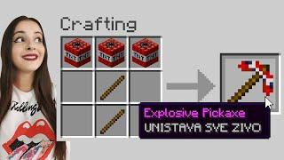 Minecraft, ali imate razne alatke (custom tools)